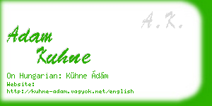 adam kuhne business card